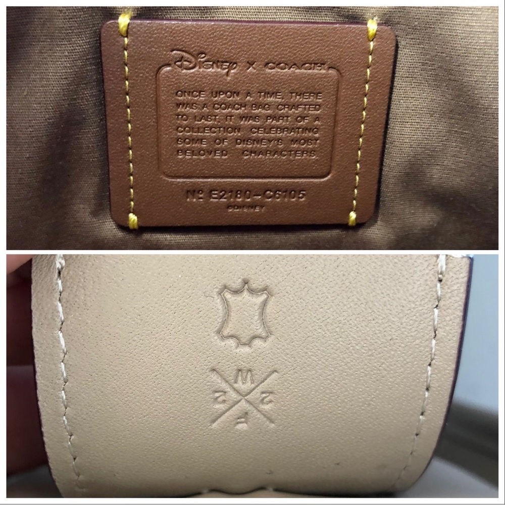 Disney X Coach Rogue 25 In Signature Canvas With Patches Sand Taupe - Picture 11 of 12